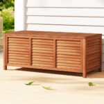 Gardeon Outdoor Storage Bench Box 210L Wooden Patio Furniture Garden Chair Seat