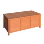 Gardeon Outdoor Storage Bench Box 210L Wooden Patio Furniture Garden Chair Seat - Image 3