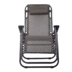 Gardeon 2PC Zero Gravity Chair Folding Outdoor Recliner Adjustable Sun Lounge Camping Beige - Image 3