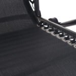Gardeon 2PC Zero Gravity Chair Folding Outdoor Recliner Adjustable Sun Lounge Camping Black - Image 4