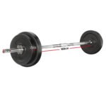 Everfit 38kg Barbell Set Weight Plates Bar Lifting Bench 168cm - Image 2