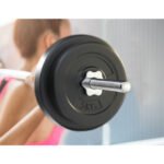 Everfit 38kg Barbell Set Weight Plates Bar Lifting Bench 168cm - Image 4