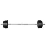 Everfit 58kg Barbell Set Weight Plates Bar Lifting Bench 168cm - Image 3