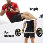 Everfit Barbells Set 16kg 120cm Dumbbells Barbells Plate Weight Lifting Home Gym - Image 5