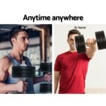 Everfit 35kg Dumbbell Set Weight Plates Dumbbells Lifting Bench - Image 7