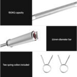 Everfit Barbells Set 36kg 120cm Dumbbell Barbell Plate Weight Lifting Home Gym Red Lifting - Image 6