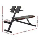 Everfit Roman Chair Adjustable Weight Bench Strength Training Preacher Curls - Image 2