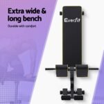 Everfit Roman Chair Adjustable Weight Bench Strength Training Preacher Curls - Image 4