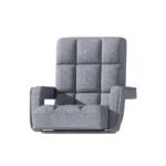 Artiss Floor Chair Lounge Sofa Swivel Grey - Image 3