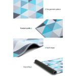 Artiss Rug 200x290cm Area Rug Large Carpet Soft Short Pile Modern Tria - Image 4