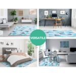 Artiss Rug 200x290cm Area Rug Large Carpet Soft Short Pile Modern Tria - Image 7