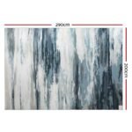 Artiss Rug 200x290cm Area Rug Washable Mat Large Carpet Soft Short Pile Poca - Image 2