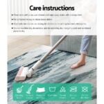 Artiss Rug 200x290cm Area Rug Washable Mat Large Carpet Soft Short Pile Poca - Image 6