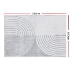 Artiss Rug 200x290cm Area Rug Washable Mat Large Carpet Faux Rabbit Fur Cyril - Image 2