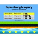 Weisshorn Floating Water Mat 2.7x1.8m Foam Pad Swimming Pool Island Platform - Image 4