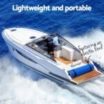 Weisshorn Floating Water Mat 3.5x1.8m Foam Pad Swimming Pool Platform Blue - Image 6