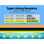 Weisshorn Floating Water Mat 5.5x1.8m Foam Pad Swimming Pool Island Platform - Image 4