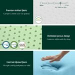 Giselle 20cm Memory Foam Mattress Green Tea Double - Image 5