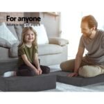 Giselle Bedding Foldable Mattress Folding Foam Bed Mat Single Grey - Image 5