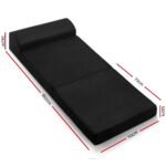 Giselle Bedding Foldable Mattress Folding Foam Bed Mat Black - Image 2