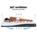 Giselle Bedding Memory Foam Mattress Bed Cool Gel Non Spring 21cm Queen - Image 6