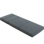 Giselle Bedding Foldable Mattress Folding Foam Bed Floor Mat Grey - Image 7