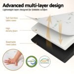 Giselle Foldable Mattress Folding Foam Mattresses Bamboo Double - Image 5