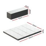 Giselle Bedding Foldable Mattress Folding Foam Queen Bamboo - Image 2