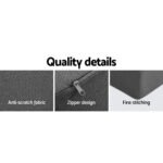 Giselle Bedding Foldable Mattress Folding Foam Sofa Bed Chair Grey - Image 6