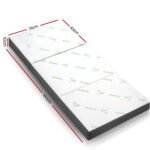 Giselle Bedding Foldable Mattress Folding Foam Single Bamboo - Image 2