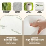 Giselle Foldable Mattress Folding Foam Mattresses Bamboo Queen - Image 6