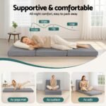 Giselle Foldable Mattress Folding Sofa Bed Trifold Memory Foam Camping Cushion Mat - Image 5