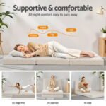 Giselle Bedding Foldable Mattress Fleece Portable 3-fold Folding Foam Mattresses - Image 4
