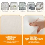 Giselle Bedding Foldable Mattress Fleece Portable 3-fold Folding Foam Mattresses - Image 6