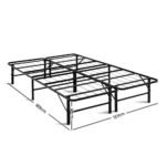 Artiss Folding Bed Frame Metal Base - Double - Image 2