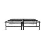 Artiss Folding Bed Frame Metal Base - Queen - Image 3