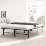 Artiss Folding Bed Frame Metal Base - Queen - Image 7