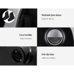 Livemor Foot Massager Shiatsu Massagers Electric Roller Calf Leg Kneading Silver - Image 7