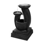 Gardeon Solar Water Feature Cascading Fountain 3-Tier Mushroom LED Light 70CM - Image 8