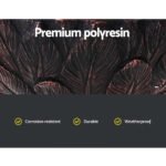 Gardeon Solar Water Feature Tier Fountain with Pump Kit Bird Bath 106CM Peacock - Image 5