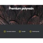 Gardeon Solar Water Feature Tier Fountain with Pump Kit Bird Bath 106CM Peacock - Image 7