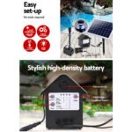 Gardeon Solar Pond Pump Submersible Water Fountain with Battery Kit LED Lights 6.6FT - Image 4