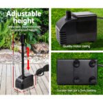 Gardeon Solar Pond Pump Submersible Water Fountain Kit with 2 Panels 7.2FT - Image 3