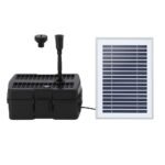 Gardeon Solar Submersible Water Pond Fountain Pump with Filter Box 4.6FT 470L/H - Image 3