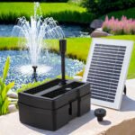 Gardeon Solar Submersible Water Pond Fountain Pump with Filter Box 4.6FT 470L/H - Image 7