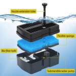 Gardeon Solar Submersible Water Pond Fountain Pump with Filter Box 4.6FT 470L/H - Image 6