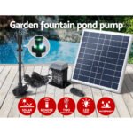 Gardeon Solar Pond Pump with Battery Kit LED Lights 9.8FT - Image 4