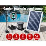 Gardeon Solar Pond Pump Submersible Fountain with Battery Kit LED Lights 5.2FT - Image 4