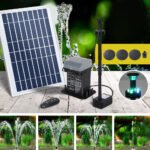 Gardeon Solar Pond Pump Submersible Fountain with Battery Kit LED Lights 5.2FT - Image 7