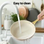 5-star Chef Frying Pan 3PCS Shades Frypan Set Ceramic Coating Multi Colour - Image 6